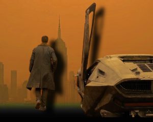 Photo edit of Blade Runner 2049 and NYC. Credit: Alexander J. Williams III/Pop Acta.
