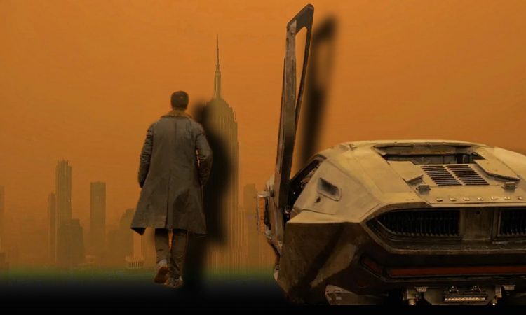 Photo edit of Blade Runner 2049 and NYC. Credit: Alexander J. Williams III/Pop Acta.