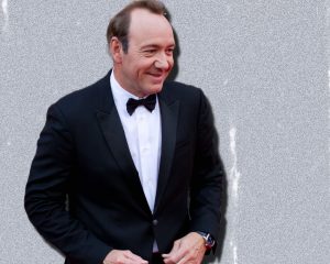 Photo edit of Kevin Spacey.