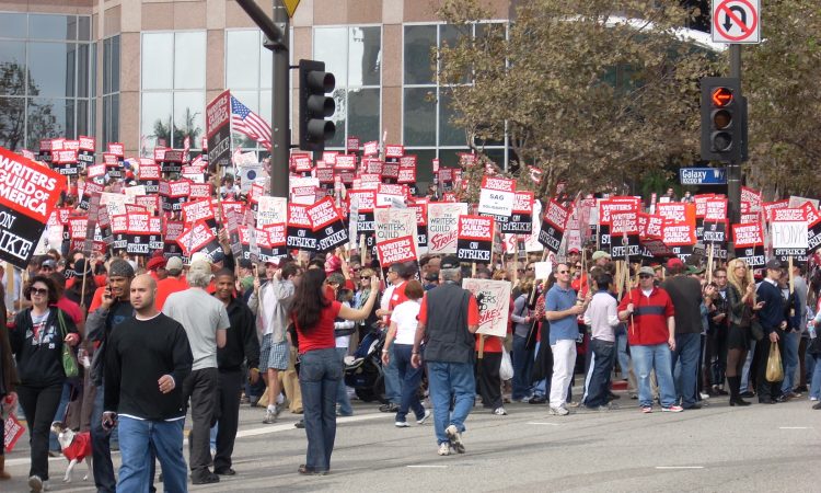 As actors join the mix, the WGA strike intensifies. Wikimedia Commons.